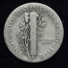 1928 Mercury Silver Dime Good   Vg Free Shipping 