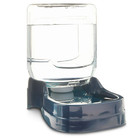 1 2 Gal Pet Dog Cat Waterer Automatic Dispenser Drink Water Gravity Large Bowl