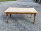 English Country Style Pine Farmhouse Dining Table