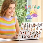 100 Pcs Vintage Women Stickers Retro Girl Stickers Pinup Girl Decals For Laptop