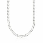 Mens Solid Curb Cuban Link Bracelet Or Chain Necklace Real 925 Sterling Silver