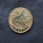 1988 Australian  1 One Dollar Coin - Bicentennial Kangaroo Aboriginal Art  