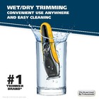 Lifeproof Wet dry Rechargeable Lithium Ion Trimmer For Men  Black yellow