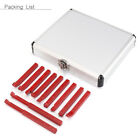 11 Pcs 3 8    Carbide Tip Tipped Cutter Tool Bit Cutting Set Metal Lathe Tooling