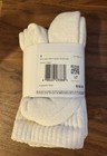 Nike Everyday Unisex Dri-fit 3 Pairs White Cotton Cushioned Crew Socks Size S