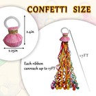 No Mess Party Poppers  12 Pack Streamer Confetti  Birthday Decor  Multicolor