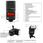 Godox Tt350s Flash For Sony Camera 2 4g Gn36 Ttl Mini Camera Flash Speedlite Hss