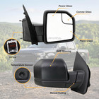 Right Passenger Side Mirror With Power Glass  Outdoor Temperature Sensor And Man