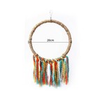 Pet Bird Cotton Rope Swing Ring - Hanging Perch   Chew Toy For Parrot Budgie L