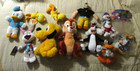 Vtg Lot Of 11 Warner Bros Studio Store Looney Tunes Plush Tweety Bugs Pluto Taz
