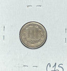 1881 Three Cent Nickel   Vf  nice Coin 