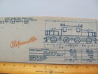 Baltimore   Ohio Railroad Orig Blueprint Data Diagram Electric Locomotives  15 