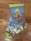 Vtg Felt Holiday Stocking Kit  3170 Night Before Christmas Sequin Handsewn Read