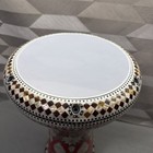 The Red Stargazer Gawharet El Fan 17  Mother Of Pearl Darbuka