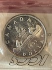 1953 Canada Silver Dollar  Uncirculated  Nsf  Iccs Certified Ms63  Cameo 