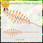 6 Pack Electroculture Plant Stakes Long Copper Garden Stakes Soft Copper Electro