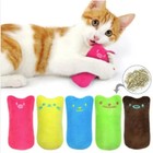 1 Pcs Catnip Plush Cat Toy Bite Chew Interactive Funny Kitten Teeth Grinding Toy