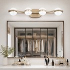 29  Elegant Led Vanity Light Bathroom Mirror Wall Lamp 4 Lights Sconce Fixture