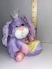 Fisher Price Puffalumps Purple Bunny Rabbit Plush Easter Stuffed Animal Toy 