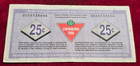 1992 Canadian Tire Money 25 Cent Bill Vintage Collectible Coupon Note