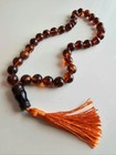Baltic Amber 33 Islamic Prayer Pressed Beads Tasbih Misbaha Muslim Rosary