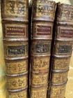 1789 Medical Books Set Of 3 Old Antique Leather Disease Cures  Diet  Remedies