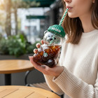 Starbucks Barista Bear Cup Limited Edition Glass Cup Xmas Gift 500ml 2026