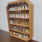 Collection Of 43 Vintage Thimbles And Wooden Display Case
