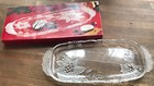 Mikasa Crystal Poinsettia Canap   Tray 15-1 2    Sb 109 349 Germany