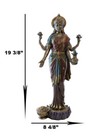 Large Hindu Goddess Of Prosperity And Wisdom Lakshmi Shri Thirumagal Statue 20 h