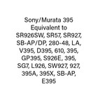  exp 10 2030  5pc Murata  formerly Sony  399 395 Sr927w Sr927sw Watch Battery