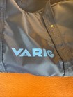 Vintage Varig Brazilian Airlines Blue Vinyl Travel Bag 15x10x5