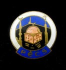 Vintage Yakoval   Hasan Pa  a Mosque In P  cs  Hungary Pin Badge