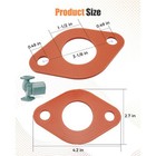 Flange Gasket Set For Taco 007 Series Circulator Pumps With 4 Sealing Rings