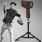 Baseball Radar Gun With Tripod led lcd Larger Display Speed Sensors Handheld