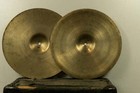 1950s Zildjian A 14  Flange Hi Hat Cymbals 705g 759g