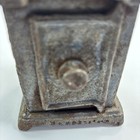 Vintage Cast Iron Still Bank Safe Deposit Coin Box Metal
