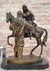 Islamic Muslim Arab Warrior Arabic Ottoman Vintage 100  Solid Bronze Sculpture