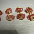 Vintage Schmidt Beer Hat Shirt Lapel Pins Lot 