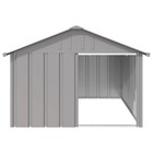Dog House Gray 45 9 x60 2 x32 1  Galvanized Steel