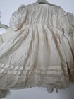 Lot Of 5 Antique Vintage Victorian Baby Dresses Cotton Silk Lace Doll Prop