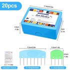 20pcs Knit Blockers Pins For Knitting Blocking Combs Stainless Steel Needles Set