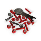 Independent Skateboard Hardware 1  Phillips Red black Mounting Bolts With Tool