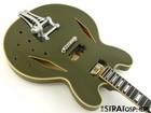 Epiphone Shinichi Ubukata Es-355 Body   Neck W  Bigsby B70 Bound Olive Drab