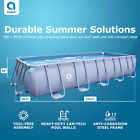Jleisure Avenli 18 Foot X 39 5 Inch U Frame Rectangle Above Ground Swimming Pool