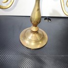Vintage Large Brass 9 Candle 9 Arm Candle Holder