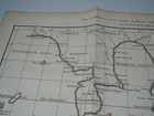 Antique French Map     memoir On The Limits Of The World Known To The Ancients  