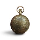 Antique Columbia Gold Filled Hunter Buck Engraved Pocket Watch - Running