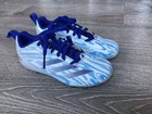 Adidas Soccer Cleats Adizero Youth Size 2 Blue White A id1470
