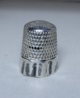 Vintage Sterling Silver Thimble By Webster Co Attleboro Ma - 11